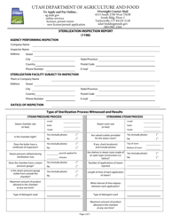 Form 1106 Application for Sterilization Permit - Utah, Page 2