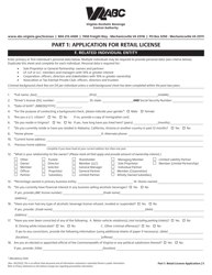 Retail License Application - Virginia, Page 5