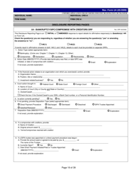 Form U4 Uniform Application for Securities Industry Registration or Transfer, Page 19