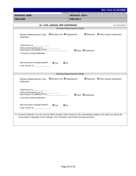 Form U4 Uniform Application for Securities Industry Registration or Transfer, Page 25
