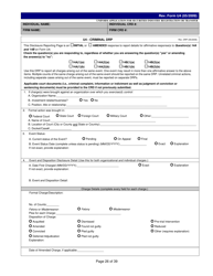 Form U4 Uniform Application for Securities Industry Registration or Transfer, Page 26