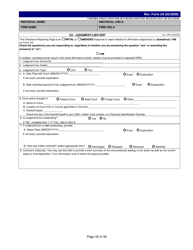 Form U4 Uniform Application for Securities Industry Registration or Transfer, Page 33