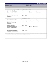 Form U4 Uniform Application for Securities Industry Registration or Transfer, Page 38