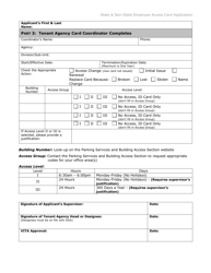 Form DGS-32-006 Identification and Building Access Card Application for Vita Employees &amp; Contractors - Virginia, Page 2