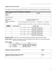 Form DGS-32-006 Identification and Building Access Card Application Non-state Employee - Virginia, Page 2