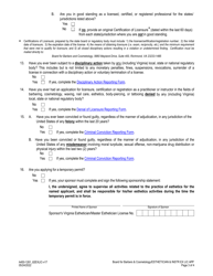 Form A450-1261_62EXLIC Esthetician - Esthetics Instructor Examination &amp; License Application - Virginia, Page 3