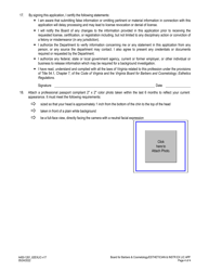 Form A450-1261_62EXLIC Esthetician - Esthetics Instructor Examination &amp; License Application - Virginia, Page 4