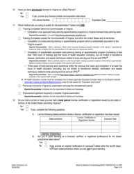 Form A450-1241EXLIC Body Piercer Examination &amp; License Application - Virginia, Page 2
