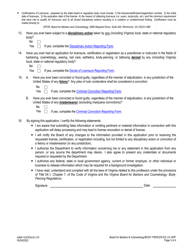 Form A450-1241EXLIC Body Piercer Examination &amp; License Application - Virginia, Page 3