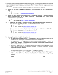 Form A450-1236EXLIC Permanent Cosmetic Tattooer Examination &amp; License Application - Virginia, Page 3