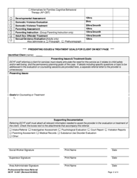 DCYF Form 15-027 Professional Services Referral - Washington, Page 2