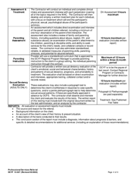 DCYF Form 15-027 Professional Services Referral - Washington, Page 4