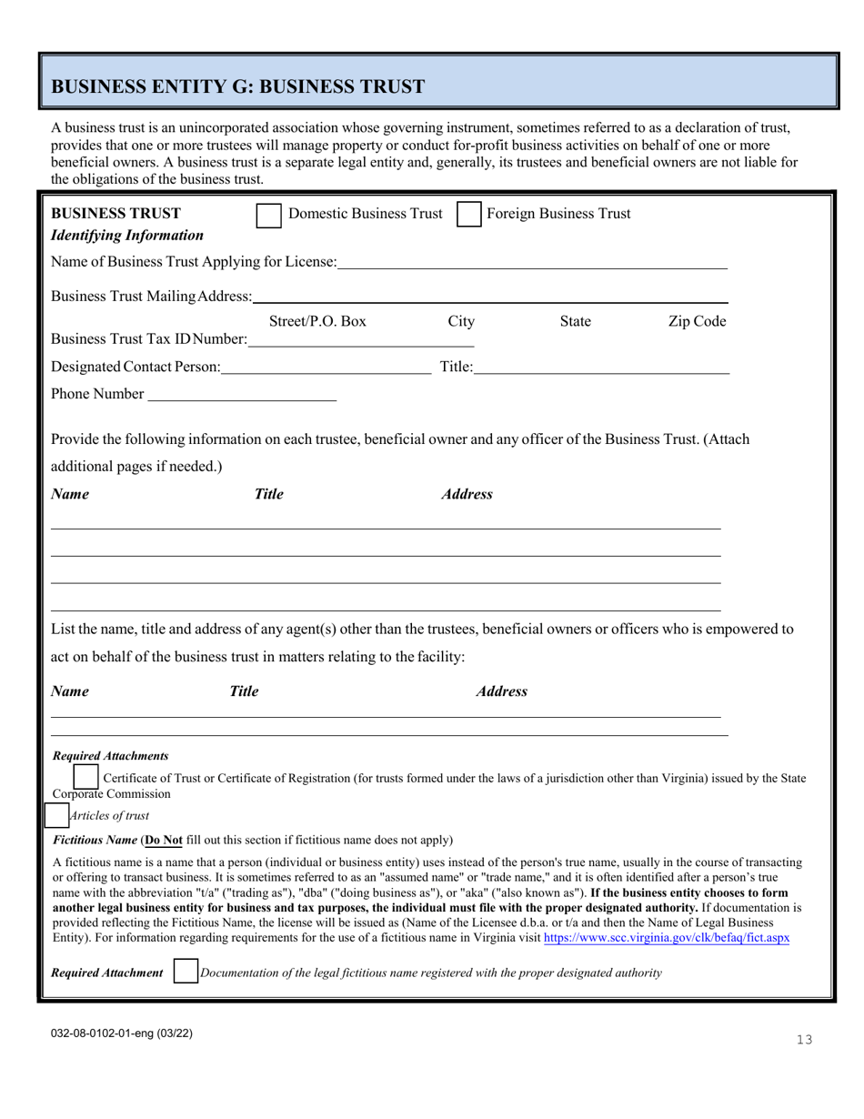 Form 032-08-0102-01 Renewal Application for a License to Operate a Family Day System (Fds) - Virginia, Page 13
