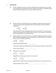 Branch Application Form - Washington, Page 4