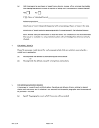 Branch Application Form - Washington, Page 5