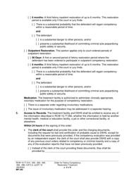 Form MP240 Order for Felony Competency Restoration Treatment (Crorip, Crorop) - Washington, Page 3