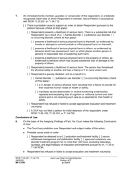 Form MP1.0700 Joel&#039;s Law Order for Initial Detention - Washington, Page 3