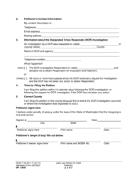 Form MP1.0600 Joel&#039;s Law Petition for Initial Detention - Washington, Page 7