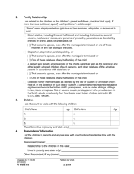 Form FL Visits476 Petition for Visits - Washington, Page 2