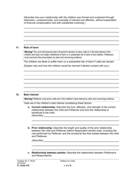 Form FL Visits476 Petition for Visits - Washington, Page 6