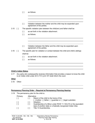 Form WPF JU03.0500 Order After Hearing: First Dependency Review/Dependency Review/Permanency Planning - Washington, Page 13