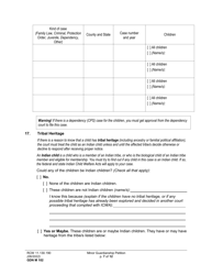 Form GDN M102 Minor Guardianship Petition - Washington, Page 7