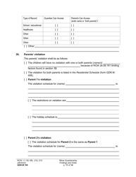 Form GDN M105 Minor Guardianship Findings and Order - Washington, Page 11