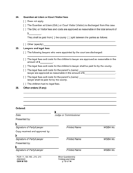 Form GDN M105 Minor Guardianship Findings and Order - Washington, Page 13