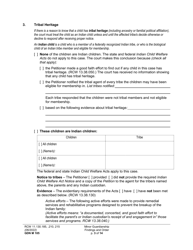 Form GDN M105 Minor Guardianship Findings and Order - Washington, Page 3
