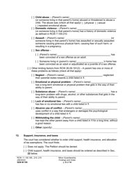 Form GDN M105 Minor Guardianship Findings and Order - Washington, Page 8