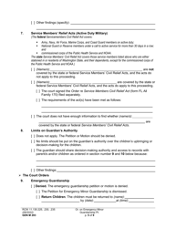 Form GDN M203 Order on Emergency Minor Guardian - Washington, Page 5