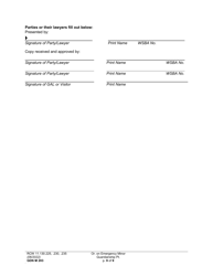 Form GDN M203 Order on Emergency Minor Guardian - Washington, Page 9