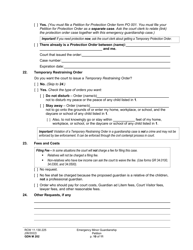 Form GDN M202 Emergency Minor Guardianship Petition - Washington, Page 10