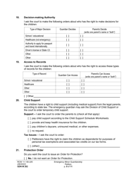 Form GDN M202 Emergency Minor Guardianship Petition - Washington, Page 9