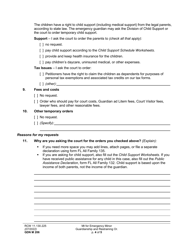 Form GDN M206 Motion for Emergency Minor Guardianship and Restraining Order - Washington, Page 4