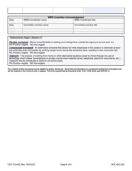 Form DOC03-445 Position Description - Washington Management Service (Wms) - Washington, Page 4