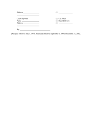 RAP Form 15 Statement of Arrangements - Washington, Page 2