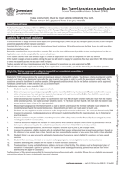 Form F2208 Bus Travel Assistance Application - Queensland, Australia, Page 5