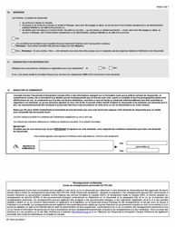 Forme CIT0532 Demande De Citoyennete Canadienne - Adultes - Forces Armees Canadiennes - En Vertu Du Paragraphe 5(1.2) Ou 5(1.3) - Canada (French), Page 6