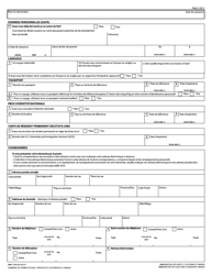Forme IMM1294 Demande De Permis D&#039;etudes Presentee a L&#039;exterieur Du Canada - Canada (French), Page 2