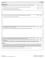 Forme IMM1294 Demande De Permis D&#039;etudes Presentee a L&#039;exterieur Du Canada - Canada (French), Page 4