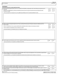 Forme IMM5257 Demande De Visa De Visiteur (Visa De Resident Temporaire) - Canada (French), Page 4