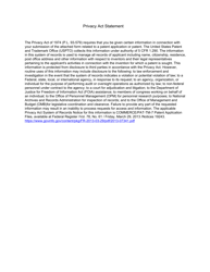 Form PTO/SB/20BR Request for Participation in the Patent Prosecution Highway (Pph) Pilot Program Between the Brazilian National Institute of Industrial Property (Inpi) and the Uspto, Page 3