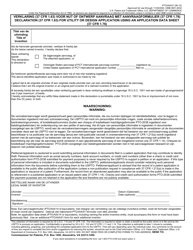 Form PTO/AIA/01 Declaration (37 Cfr 1.63) for Utility or Design Application Using an Application Data Sheet (37 Cfr 1.76) (English/Dutch)
