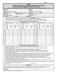 ADEM Form 326 Annual Statistical Inventory Reconciliation (Sir) 30 Day Results Summary Report - Alabama, Page 2