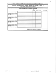 ADEM Form 31 Alabama Tank Trust Fund Cost Proposal - Alabama, Page 12