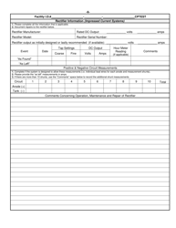 ADEM Form 332 Cathodic Protection Monitoring Form for Impressed Current Systems - Alabama, Page 7