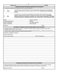 ADEM Form 332 Cathodic Protection Monitoring Form for Impressed Current Systems - Alabama, Page 8