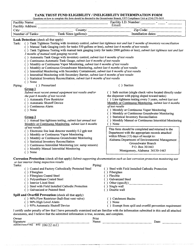 ADEM Form 462 Tank Trust Fund Eligibility/Ineligibility Determination Form - Alabama, Page 2