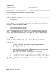 ADEM Form 521 Application to Participate - Voluntary Cleanup Program - Alabama, Page 2